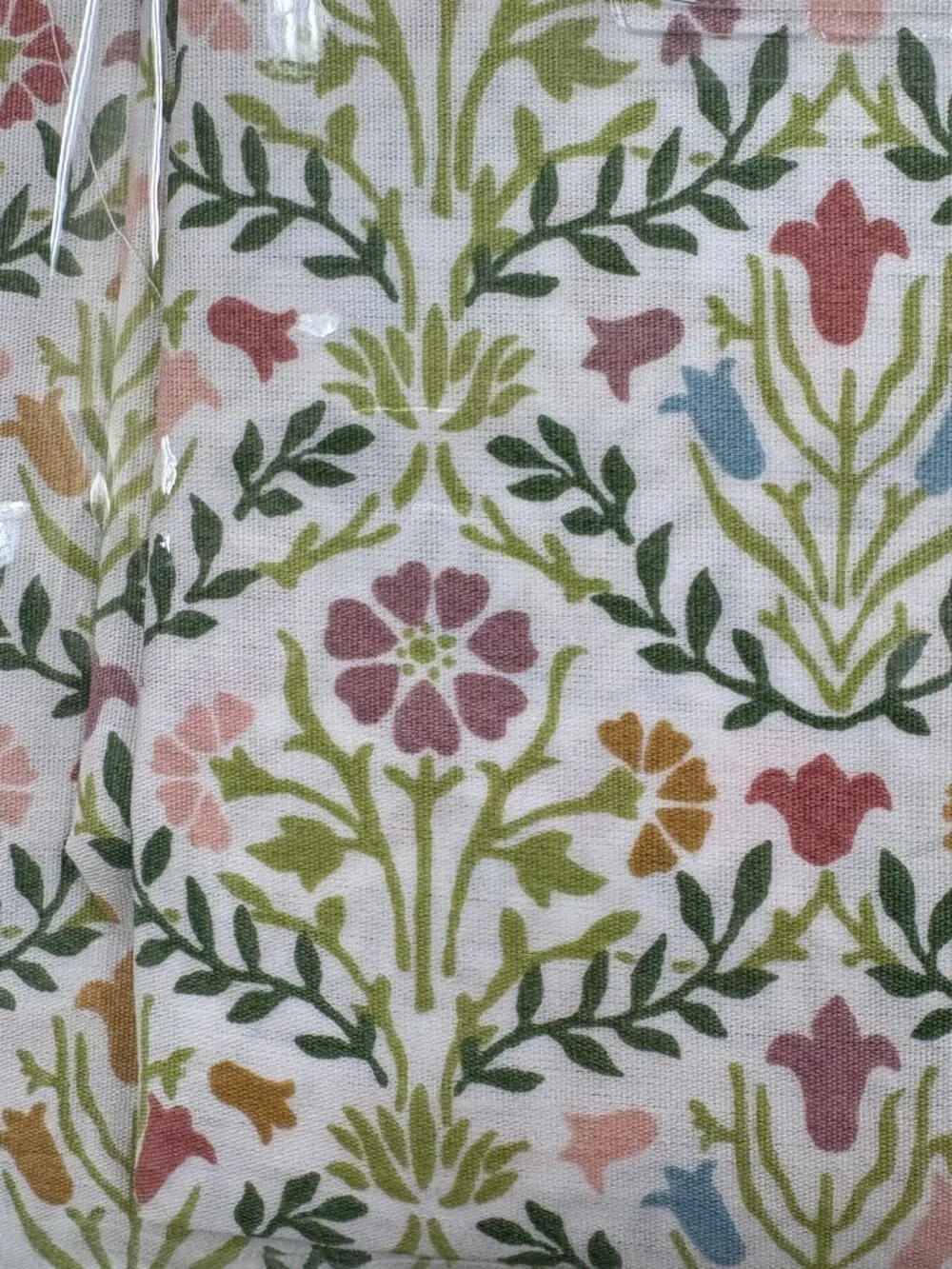 William MORRIS & CO. QUEEN Sheet Set Bellflowers 100% Cotton Percale 4pcs - NEW
